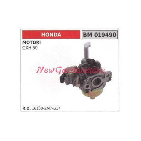 Carburatore a vaschetta HONDA motozappa GXH 50 019490 | NewgardenParts.com