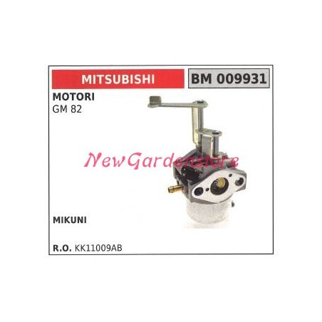 Carburatore a vaschetta MITSUBISHI motocoltivatore GM 82 009931 | NewgardenParts.com