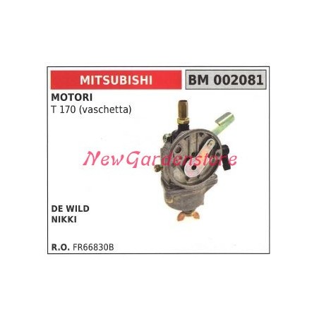 Carburatore a vaschetta MITSUBISHI motosega T 170 002081 | NewgardenParts.com