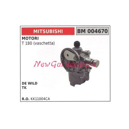 Carburatore a vaschetta MITSUBISHI motosega T 180 004670 | NewgardenParts.com