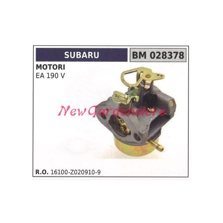 Carburatore a vaschetta SUBARU tagliaerba tosaerba rasaerba EA 190V 028378 | NewgardenParts.com