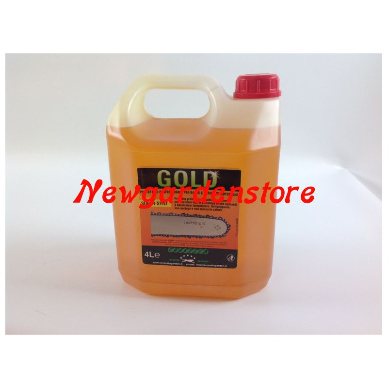 Biodegradable chain protection lubricant 4 litres 320215 gardening