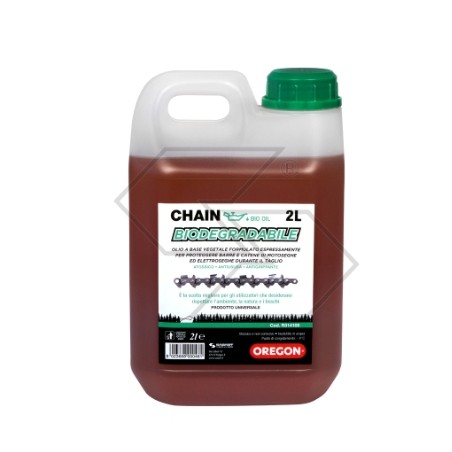 Olio protettivo biodegradabile OREGON catena barre motosega CHAIN 2 litri | NewgardenParts.com