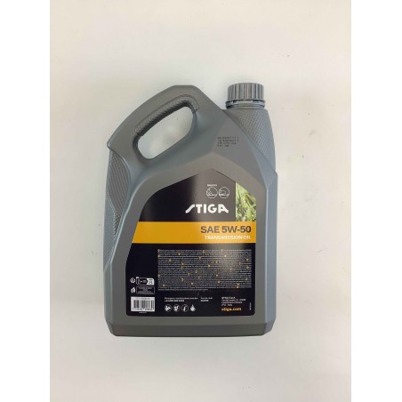 Olio speciale per trasmissione SAE 5W-50 5 litri ORIGINALE STIGA 1111-9330-01 | NewgardenParts.com