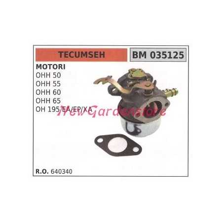 Tray Vergaser TECUMSEH Rasenmäher mower mower OHH 50 55 035125 | NewgardenParts.com