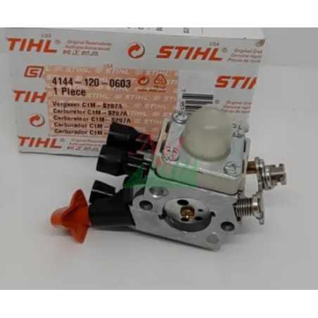 Carburetor C1M-S207A brushcutter models FS40 ORIGINAL STIHL 41441200603 | NewgardenParts.com