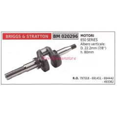 Albero motore BRIGGS&STRATTON motore tagliaerba rasaerba tosaerba 650 020296 | NewgardenParts.com