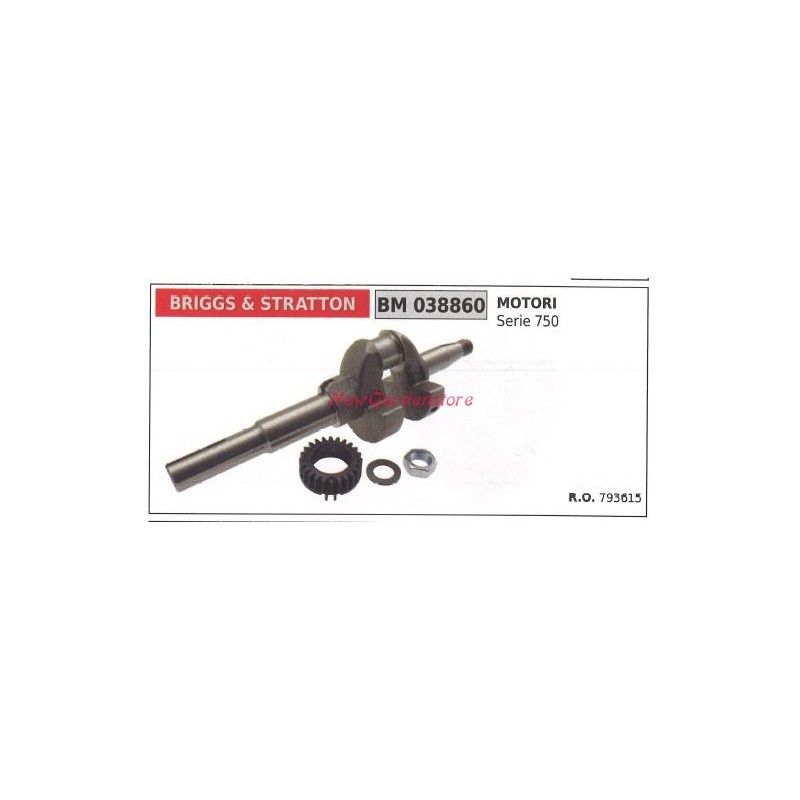 Albero motore BRIGGS&STRATTON motore tagliaerba rasaerba tosaerba 750 038860