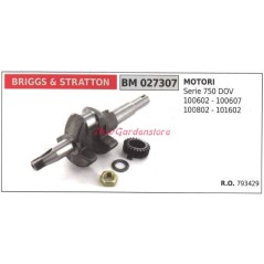 Albero motore BRIGGS&STRATTON motore tagliaerba rasaerba tosaerba 750 DOV 027307 | NewgardenParts.com