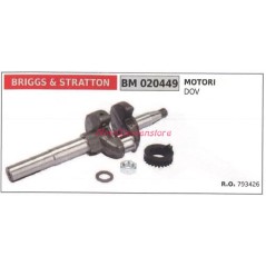 Albero motore BRIGGS&STRATTON motore tagliaerba rasaerba tosaerba DOV 020449 | NewgardenParts.com