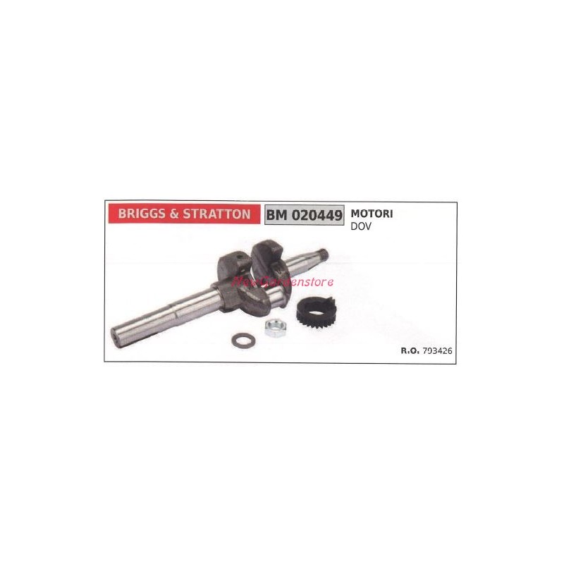 Albero motore BRIGGS&STRATTON motore tagliaerba rasaerba tosaerba DOV 020449