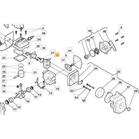 Brushcutter carburettor models BS35D SB320D TB320 118801523/0 STIGA | NewgardenParts.com