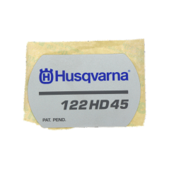 ORIGINAL HUSQVARNA AUFKLEBER 576120801 | NewgardenParts.com