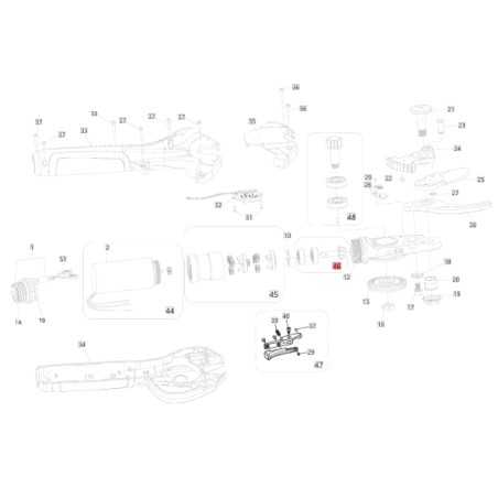 Petit ciseau à engrenage conique PS22-40 ORIGINAL BLUEBIRD 9A01000754000 | NewgardenParts.com