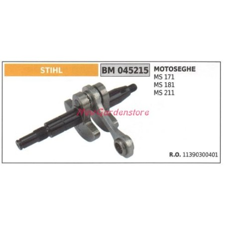 Albero motore compatibile STIHL motore motosega MS 171 181 211 1139-030-0401 | NewgardenParts.com