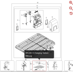Terminale con filo rosso 59000255 PER ROBOT ORIGINALE KRESS | NewgardenParts.com