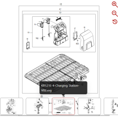 Clip plate 59000155 FOR ORIGINAL KRESS ROBOT | NewgardenParts.com