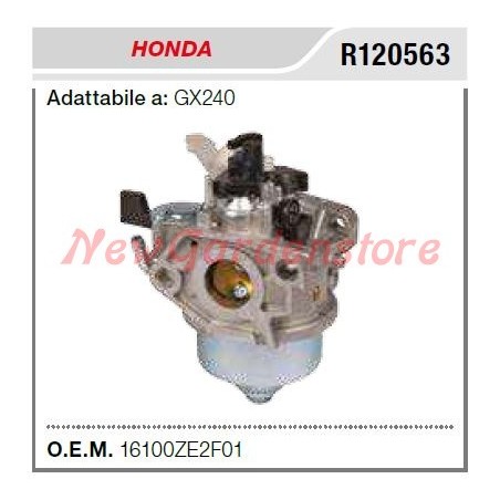 Carburatore HONDA generatore GX240 R120563 | NewgardenParts.com