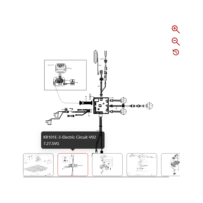 Sensore di sollevamento 59001425 PER ROBOT ORIGINALE KRESS