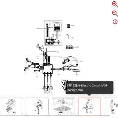 shock absorber 59001431 FOR ORIGINAL KRESS ROBOT | NewgardenParts.com