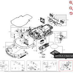 Placa de fijación 59000199 PARA ROBOT KRESS ORIGINAL | NewgardenParts.com