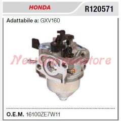 Carburateur HONDA tracteur de pelouse tondeuse GXV160 R120571