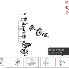 Unterlegscheibe 59000186 FÜR ORIGINAL KRESS ROBOTER | NewgardenParts.com