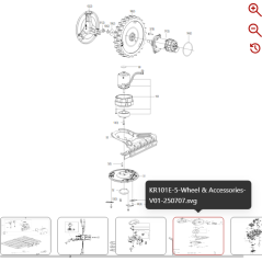 Schraubenschlüssel 59000168 FÜR ORIGINAL KRESS ROBOTER