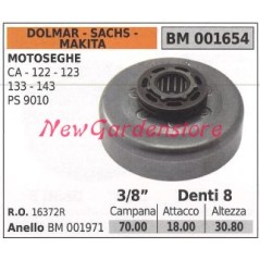 Pignone DOLMAR motore motosega CA 122 123 133 143 3/8' denti 8 001654 | NewgardenParts.com