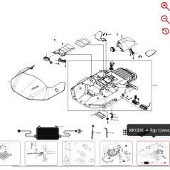 Cubierta decorativa 59002481 PARA ROBOT KRESS ORIGINAL | NewgardenParts.com