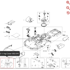 Display Circuit Board Assembly 59002590 FOR ORIGINAL KRESS ROBOT | NewgardenParts.com
