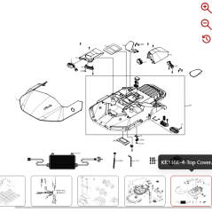 Conjunto de placa de circuito impreso de pantalla 59002590 PARA ROBOT KRESS ORIGINAL | NewgardenParts.com