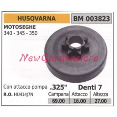 Pignone HUSQVARNA motore motosega 340 345 350 .325' denti 7 003823 | NewgardenParts.com