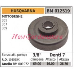 Piñón para motor de motosierra HUSQVARNA 355 357 359 3/8' dientes 7 012519