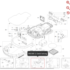 Anello in feltro 59002487 PER ROBOT ORIGINALE KRESS | NewgardenParts.com