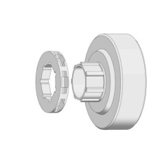 Sprocket for chainsaw chain OREGON number of teeth: 7 Chain pitch: 3/8' 105772X