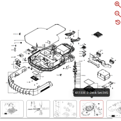 Plaque de pression 59002513 POUR ROBOT KRESS ORIGINAL | NewgardenParts.com