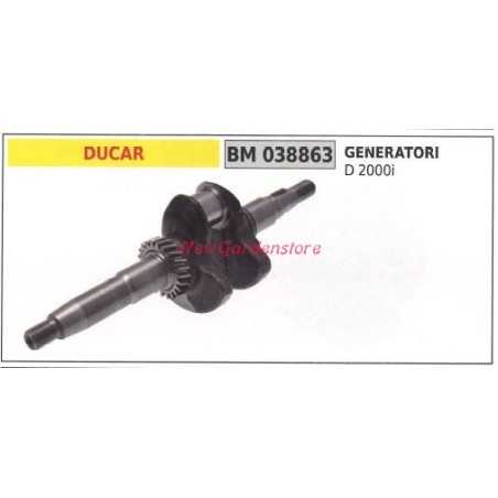 Drive shaft DUCAR generator motor D 2000i 038863 | NewgardenParts.com
