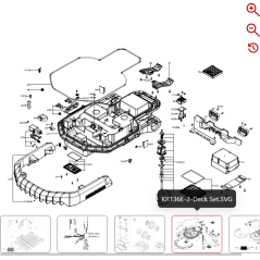 Vite autofilettante ST2.2*5.5 59002601 PER ROBOT ORIGINALE KRESS | NewgardenParts.com