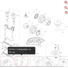 Boccola di collegamento 59007261 PER ROBOT ORIGINALE KRESS | NewgardenParts.com