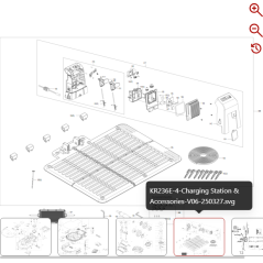 Cable Clip 59002546 FOR ORIGINAL KRESS ROBOT