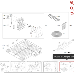Cable Clip 59002546 FOR ORIGINAL KRESS ROBOT | NewgardenParts.com