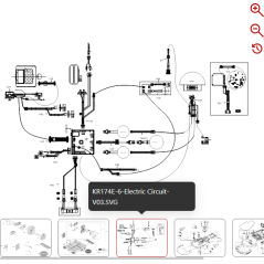 Aufprallsensorkabel 59002515 FÜR ORIGINAL KRESS ROBOTER | NewgardenParts.com