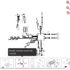 Cable del sensor de impacto 59002515 PARA ROBOT KRESS ORIGINAL | NewgardenParts.com