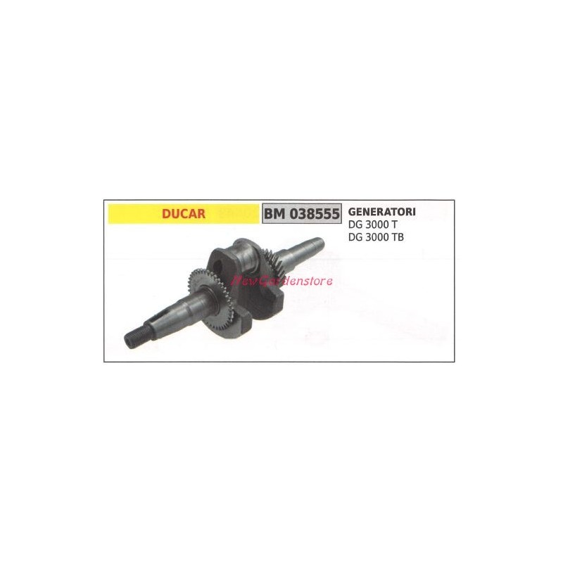 Albero motore DUCAR motore generatore DG 300T 3000TB 038555