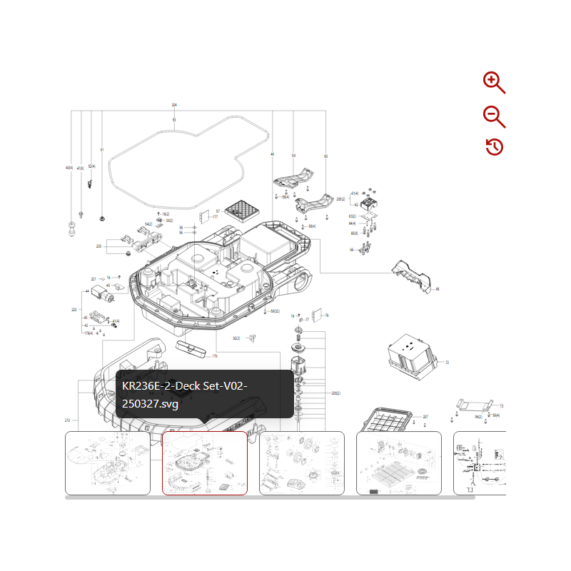 Base 59003792 POUR ROBOT KRESS ORIGINAL