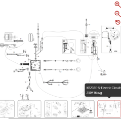 Câble moteur de lame 59002468 POUR ROBOT KRESS D'ORIGINE | NewgardenParts.com