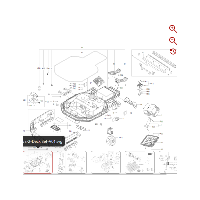 Vis autotaraudeuse 59000560 POUR ROBOT KRESS ORIGINAL