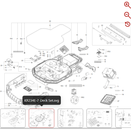 Washer 59007100 FOR ORIGINAL KRESS ROBOT