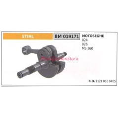 Eje motor y biela STIHL motosierra STIHL modelo 024 026 MS 260 019171